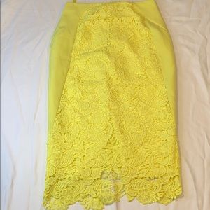 River Island Lace Midi Skirt